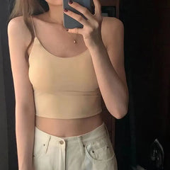 1pc Women Sexy Solid Color Camisole Ice Silk Tube Seamless Sports Tank Top Wireless Underwear Padded Bra Bralette Vest 1pc Women Sexy Solid Color Camisole Ice Silk Tube Seamless Sports Tank Top Wireless Underwear Padded Bra Bralette Vest