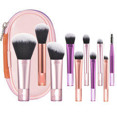 10 color Mini makeup brush Travel portable Makeup Tool Makeup Puff - Palm Brush Professional Makeup tool set Christmas gift 10 color Mini makeup brush Travel portable Makeup Tool Makeup Puff - Palm Brush Professional Makeup tool set Christmas gift