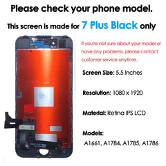 180days Warranty LCD for Iphone 7 Plus Screen Replacement Phone Mobile Display Touch Digitizer Assembly Repair Parts Wholesale 180days Warranty LCD for Iphone 7 Plus Screen Replacement Phone Mobile Display Touch Digitizer Assembly Repair Parts Wholesale