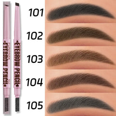 2 in1 Eyebrow pencil professional Cosmetics makeup for women 5 Colors Waterproof Eyebrow Tattoo brush Long Lasting eyebrow pen 2 in1 Eyebrow pencil professional Cosmetics makeup for women 5 Colors Waterproof Eyebrow Tattoo brush Long Lasting eyebrow pen