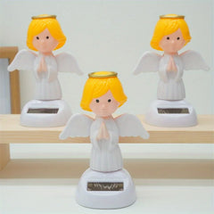 1PC Angel Solar Car Decoration Solar Dancing Figures for Car Dancing Dolls Swinging Animated Bobble Dancer Car Decor 1PC Angel Solar Car Decoration Solar Dancing Figures for Car Dancing Dolls Swinging Animated Bobble Dancer Car Decor