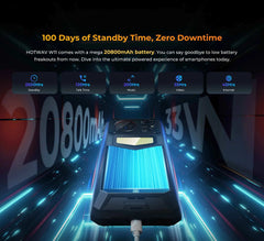 HOTWAV W11 Rugged Phone 6.6'' FHD+12GB+256GB 20800mAh Battery smartphone 64MP Camera Android 13 NFC Mobile Phone HOTWAV W11 Rugged Phone 6.6'' FHD+12GB+256GB 20800mAh Battery smartphone 64MP Camera Android 13 NFC Mobile Phone