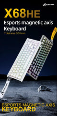 X68HE ATTACK SHARK Magnetic Gaming Keyboard Mechanical Wired for Pro Gaming 0.01mm Rapid Trigg 8000Hz SOCD/Rs 0.125ms 128K Rate X68HE ATTACK SHARK Magnetic Gaming Keyboard Mechanical Wired for Pro Gaming 0.01mm Rapid Trigg 8000Hz SOCD/Rs 0.125ms 128K Rate