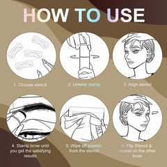 10Pcs/Set Eyebrow Stamp Stencil Kit Eyebrow Stencils Eyebrow Template Eyebrow Shaper Kit Makeup Tool for Women 10Pcs/Set Eyebrow Stamp Stencil Kit Eyebrow Stencils Eyebrow Template Eyebrow Shaper Kit Makeup Tool for Women