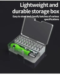 Mini 32-in-1 Precision Screwdriver Set Magnetic Phillips Bits Multifunctional Hand Repair Tool Kit for Phone Watch Glasses PC Mini 32-in-1 Precision Screwdriver Set Magnetic Phillips Bits Multifunctional Hand Repair Tool Kit for Phone Watch Glasses PC