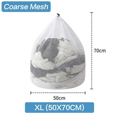 1PC Mesh Laundry Bag - Machine Washable Drawstring Design Travel Wash Bag for Blouses, Hosiery, Stockings, and Underwear 1PC Mesh Laundry Bag - Machine Washable Drawstring Design Travel Wash Bag for Blouses, Hosiery, Stockings, and Underwear