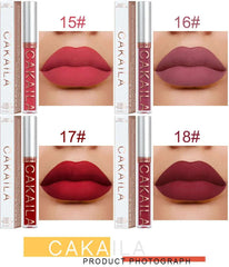 18 Color Lipstick Matte Non-stick Cup Waterproof Lip Gloss 18 Color Lipstick Matte Non-stick Cup Waterproof Lip Gloss