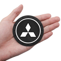 1/2Pcs Car Coaster Water Cup Slot Non-Slip Mat Pad For Mitsubishi Lancer 10 9 EX Outlander 3 ASX L200 Competition Car Styling 1/2Pcs Car Coaster Water Cup Slot Non-Slip Mat Pad For Mitsubishi Lancer 10 9 EX Outlander 3 ASX L200 Competition Car Styling