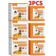 1/3/5PCS Turmeric Cleansing Soap Facial Repair Gentle Cleansing Moisturizing Moisture Non-Sticky Clear Cleansing Products 1/3/5PCS Turmeric Cleansing Soap Facial Repair Gentle Cleansing Moisturizing Moisture Non-Sticky Clear Cleansing Products