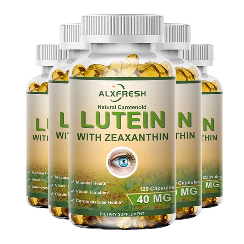 Alxfresh Lutein 40 mg With Zeaxanthin Health Supplements and Eyes Vitamins Supports Eye Strain Dry Eyes and Vision Health Alxfresh Lutein 40 mg With Zeaxanthin Health Supplements and Eyes Vitamins Supports Eye Strain Dry Eyes and Vision Health
