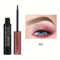 1pc Tattoo Peel Off Eyebrow Gel Tint, Semi Permanent Brow Tint, Waterproof, Transfer-proof, For Fuller & Defined Looking Brows 1pc Tattoo Peel Off Eyebrow Gel Tint, Semi Permanent Brow Tint, Waterproof, Transfer-proof, For Fuller & Defined Looking Brows