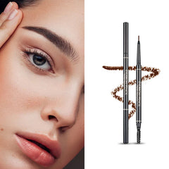 1.5mm fine eyebrow pencil with double head automatic rotation, one line eyebrow pencil waterproof and makeup free makeup pen 1.5mm fine eyebrow pencil with double head automatic rotation, one line eyebrow pencil waterproof and makeup free makeup pen