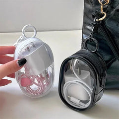 Portable Mini Zipper Storage Bag Keychain Box Organizer For Earphones Chargers Bags  A Gift for My Girlfriend Case Portable Mini Zipper Storage Bag Keychain Box Organizer For Earphones Chargers Bags  A Gift for My Girlfriend Case