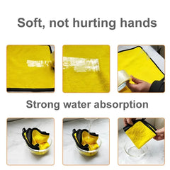1/2/6pcs Microfiber Cleaning Towel Thicken Soft Drying Cloth Car Body Washing Towels Double Layer Clean Rags Car Accessories 1/2/6pcs Microfiber Cleaning Towel Thicken Soft Drying Cloth Car Body Washing Towels Double Layer Clean Rags Car Accessories