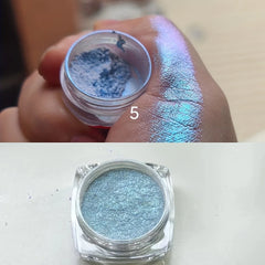 1PC Chameleon Glitter Eyeshadow Powder, Metallic Ultra-Fine Highlighter Chrome Blue Purple Shiny Powder, Multifunction Makeup 1PC Chameleon Glitter Eyeshadow Powder, Metallic Ultra-Fine Highlighter Chrome Blue Purple Shiny Powder, Multifunction Makeup