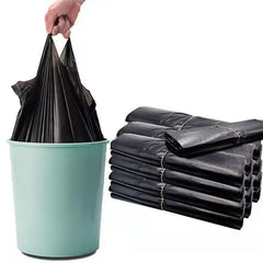 100PCS Black Vest Plastic Bag Kitchen Living Room Clean Garbage Storage Bag Takeaway Shopping Packing Garbage with Handle Bag 100PCS Black Vest Plastic Bag Kitchen Living Room Clean Garbage Storage Bag Takeaway Shopping Packing Garbage with Handle Bag