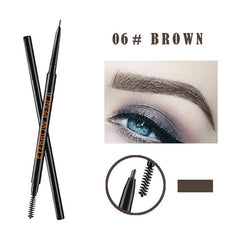 1.5mm fine eyebrow pencil with double head automatic rotation, one line eyebrow pencil waterproof and makeup free makeup pen 1.5mm fine eyebrow pencil with double head automatic rotation, one line eyebrow pencil waterproof and makeup free makeup pen