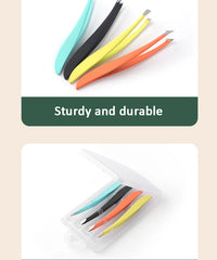 1-4 pcs Colorful New Arrival Professional Stainless Steel Tweezer Eyebrow Face Nose Hair Clip Remover Tool Banana Clip 1-4 pcs Colorful New Arrival Professional Stainless Steel Tweezer Eyebrow Face Nose Hair Clip Remover Tool Banana Clip