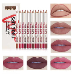 12 pcs Long-Lasting Lipstick Set with Professional Lip Liner Pencil and Matte Lip Gloss for Women Valentine's Day Gifts 12 pcs Long-Lasting Lipstick Set with Professional Lip Liner Pencil and Matte Lip Gloss for Women Valentine's Day Gifts
