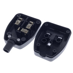 13A 250V UK British Standard Female Socket Power Adaptor Detachable Power Cord Cable Connector Socket White/Black 13A 250V UK British Standard Female Socket Power Adaptor Detachable Power Cord Cable Connector Socket White/Black