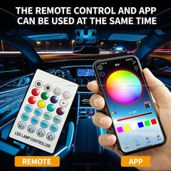 110cm  APP Control Car Ambient Lights LED Interior RGB Symphony Atmosphere Light  Acrylic Strips Dashboard Decoration Sunroof 110cm  APP Control Car Ambient Lights LED Interior RGB Symphony Atmosphere Light  Acrylic Strips Dashboard Decoration Sunroof