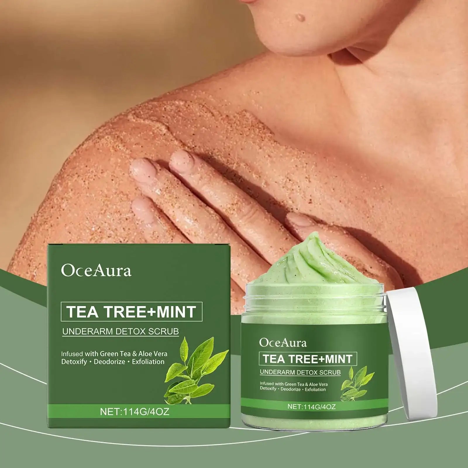 "Gentle Underarm Scrub - Exfoliating & Brightening Treatment For Smooth Skin, Helps Remove Impurities & Refresh, All Skin Types "Gentle Underarm Scrub - Exfoliating & Brightening Treatment For Smooth Skin, Helps Remove Impurities & Refresh, All Skin Types