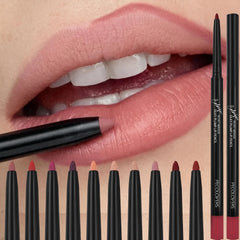 1PC Nude Brown Lip Liner Pencil 12 Color Red Contour Tint Labial Makeup Waterproof Matte Lipstick Pen Lip Contouring Cosmetic 1PC Nude Brown Lip Liner Pencil 12 Color Red Contour Tint Labial Makeup Waterproof Matte Lipstick Pen Lip Contouring Cosmetic