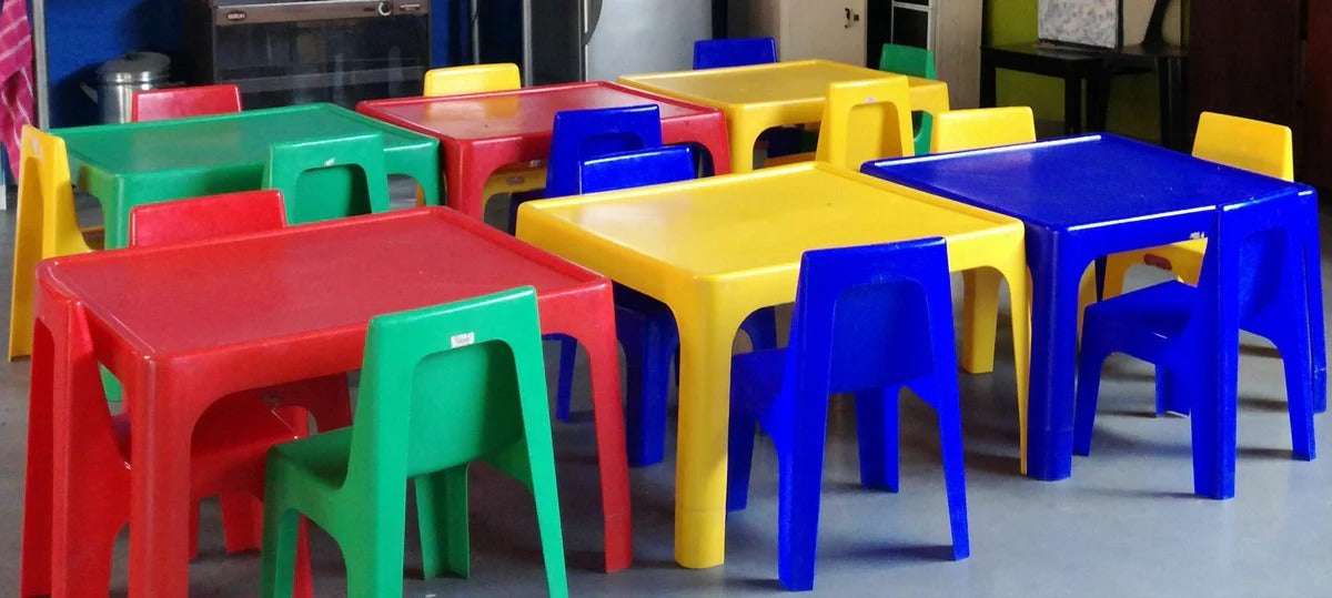 Kids Colourful Plastic Table – Durable & Child-Safe Activity Table (62×62×52 cm) Kids Colourful Plastic Table – Durable & Child-Safe Activity Table (62×62×52 cm)