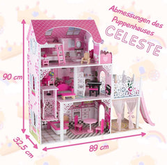 Princess Dollhouse Playset with Furniture & Slide Princess Dollhouse Playset with Furniture & Slide