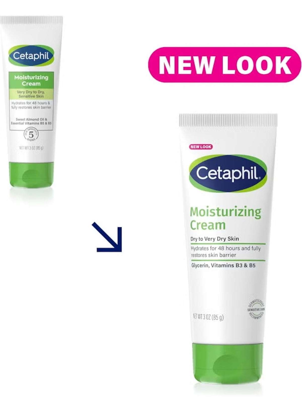 Cetaphil Moisturizing Cream, Fragrance-Free, 3 Oz (85g) | Hydrating Cream for Dry to Very Dry Skin Cetaphil Moisturizing Cream, Fragrance-Free, 3 Oz (85g) | Hydrating Cream for Dry to Very Dry Skin