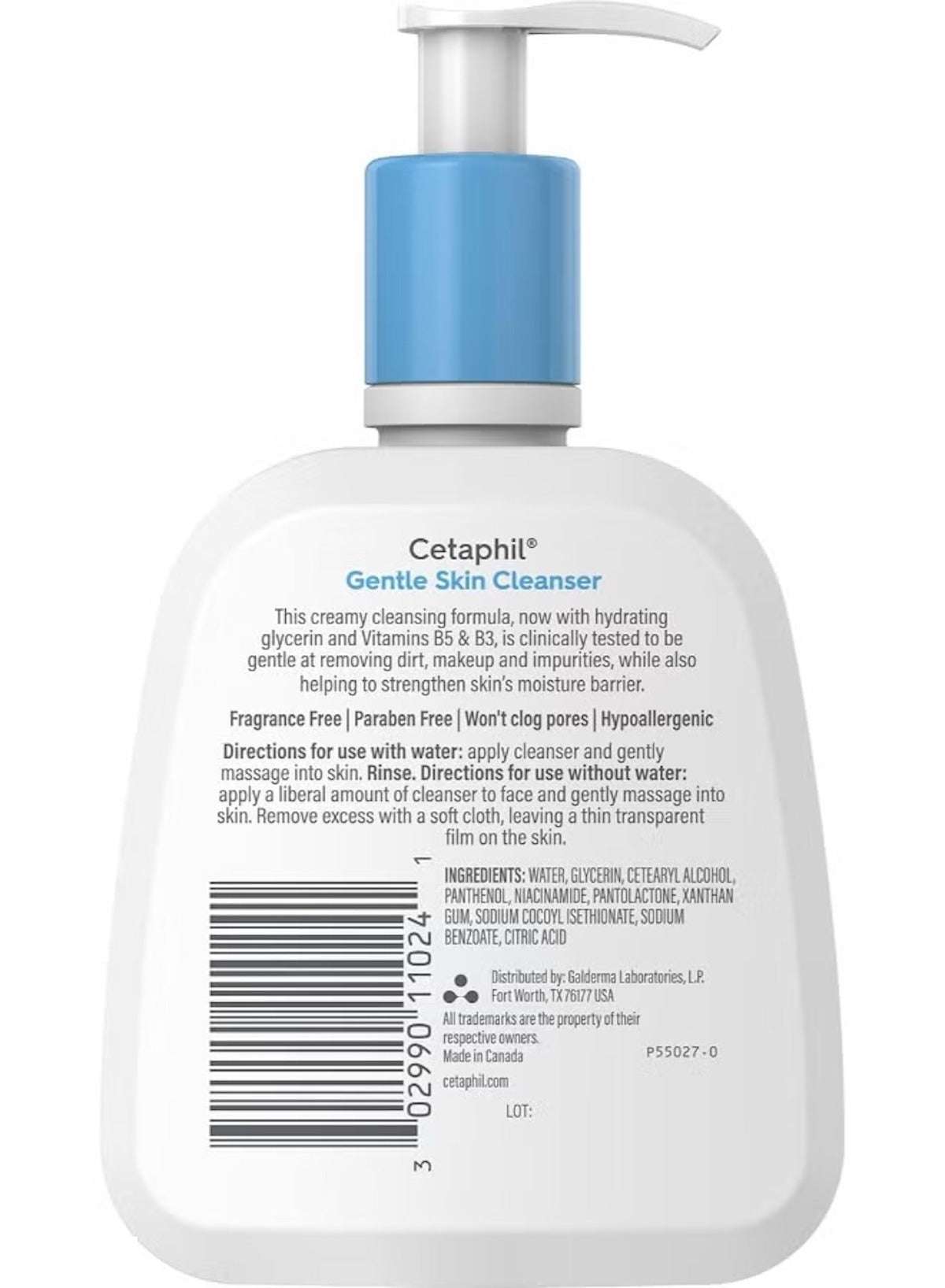 Cetaphil Gentle Skin Cleanser for Normal to Dry, Sensitive Skin | Face & Body Wash with Niacinamide & Glycerin | Unscented, Soap-Free | 118ml Cetaphil Gentle Skin Cleanser for Normal to Dry, Sensitive Skin | Face & Body Wash with Niacinamide & Glycerin | Unscented, Soap-Free | 118ml
