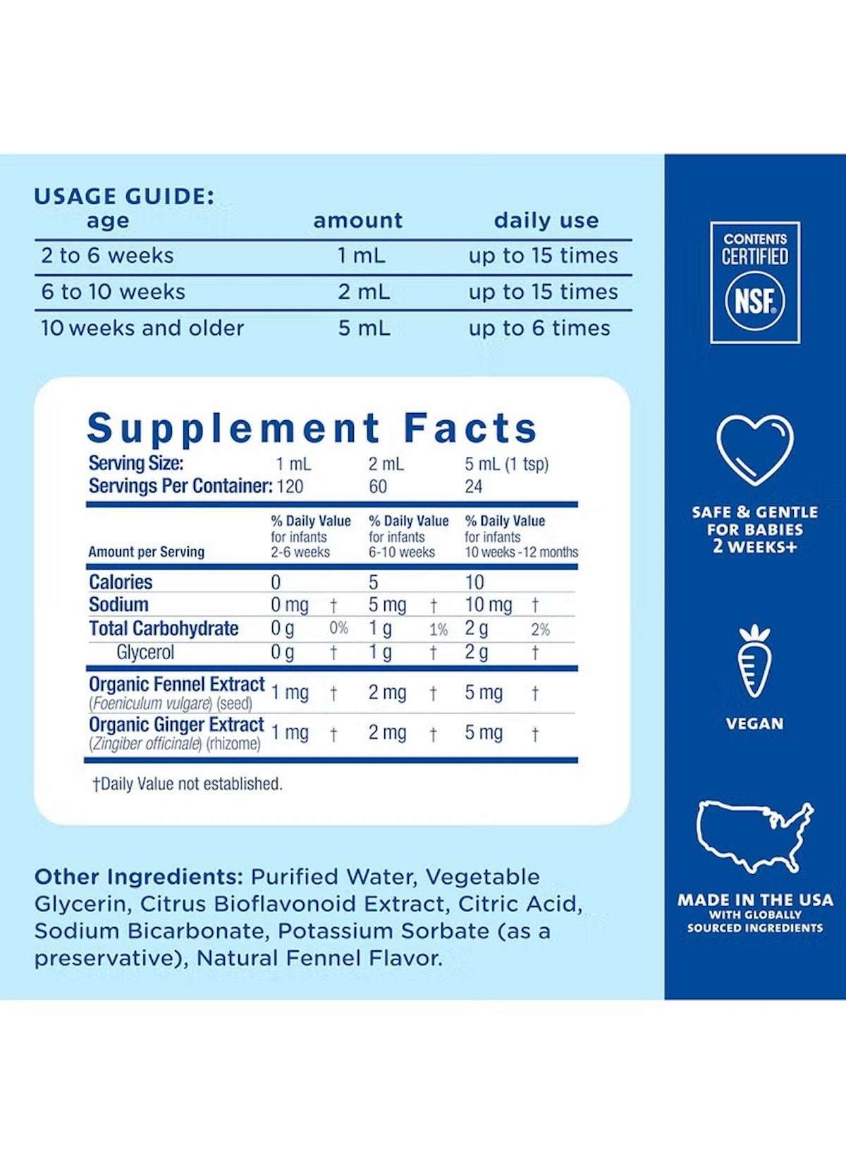Gripe Water Original for Babies 2 Weeks+, 4 fl oz | Natural Relief for Gas, Colic & Hiccups Gripe Water Original for Babies 2 Weeks+, 4 fl oz | Natural Relief for Gas, Colic & Hiccups