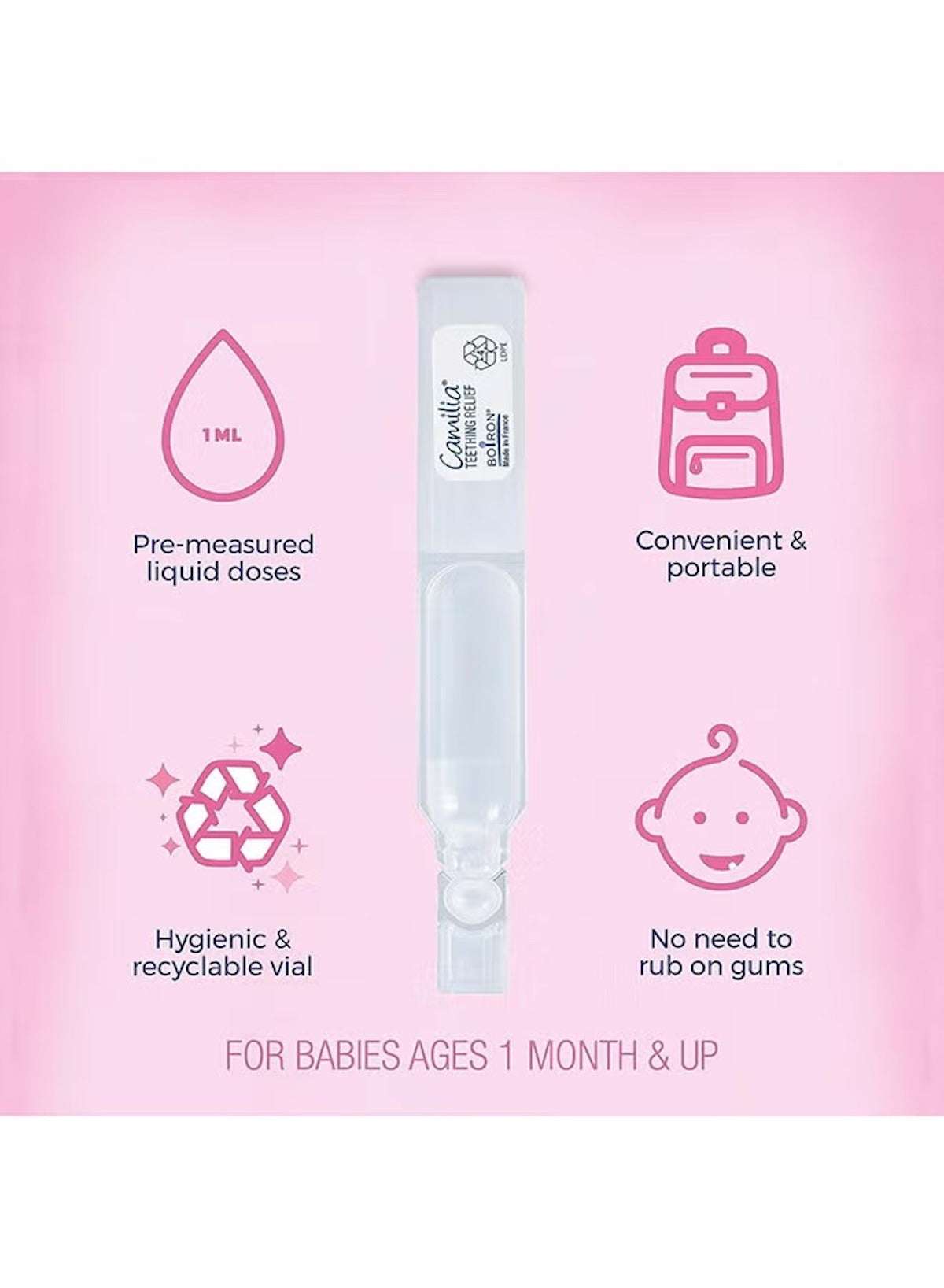 Camilia Teething Relief Homeopathic Medicine – 30 Single Doses | Soothing Relief for Teething Pain Camilia Teething Relief Homeopathic Medicine – 30 Single Doses | Soothing Relief for Teething Pain