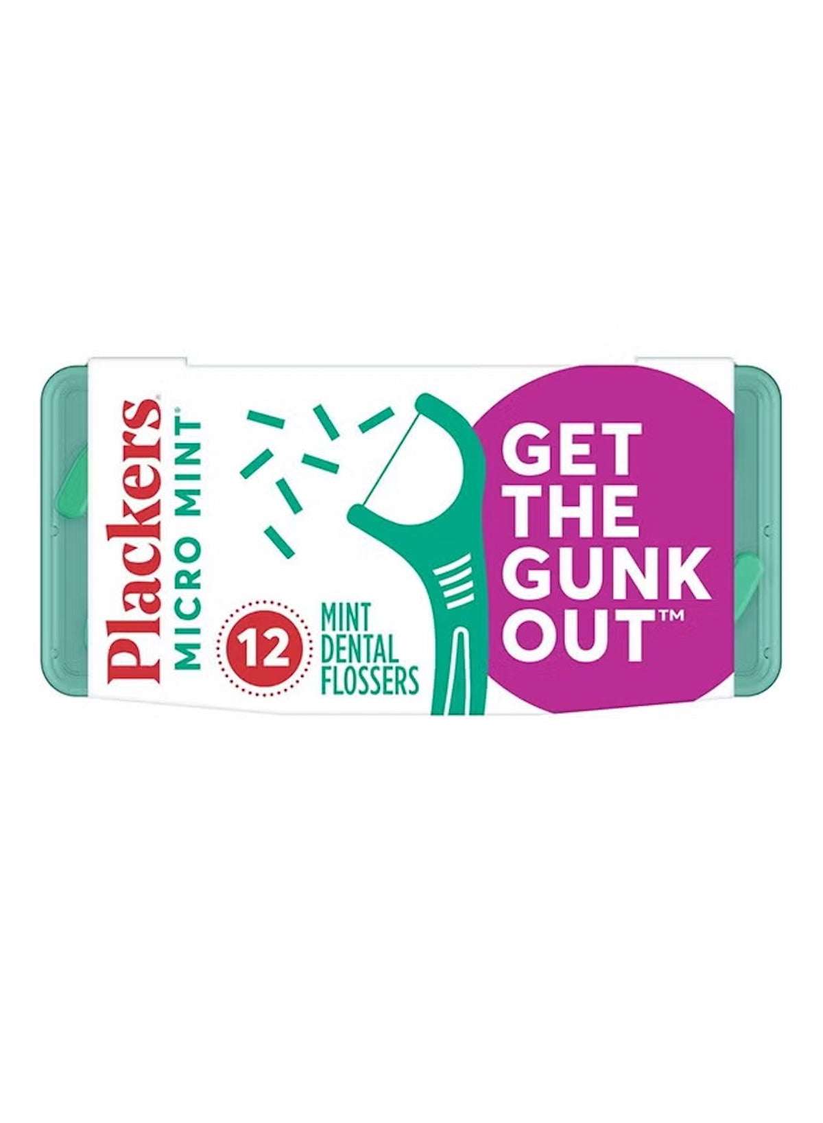 12-Piece Micro Mint Dental Flossers with Travel Case 12-Piece Micro Mint Dental Flossers with Travel Case