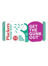 12-Piece Micro Mint Dental Flossers with Travel Case