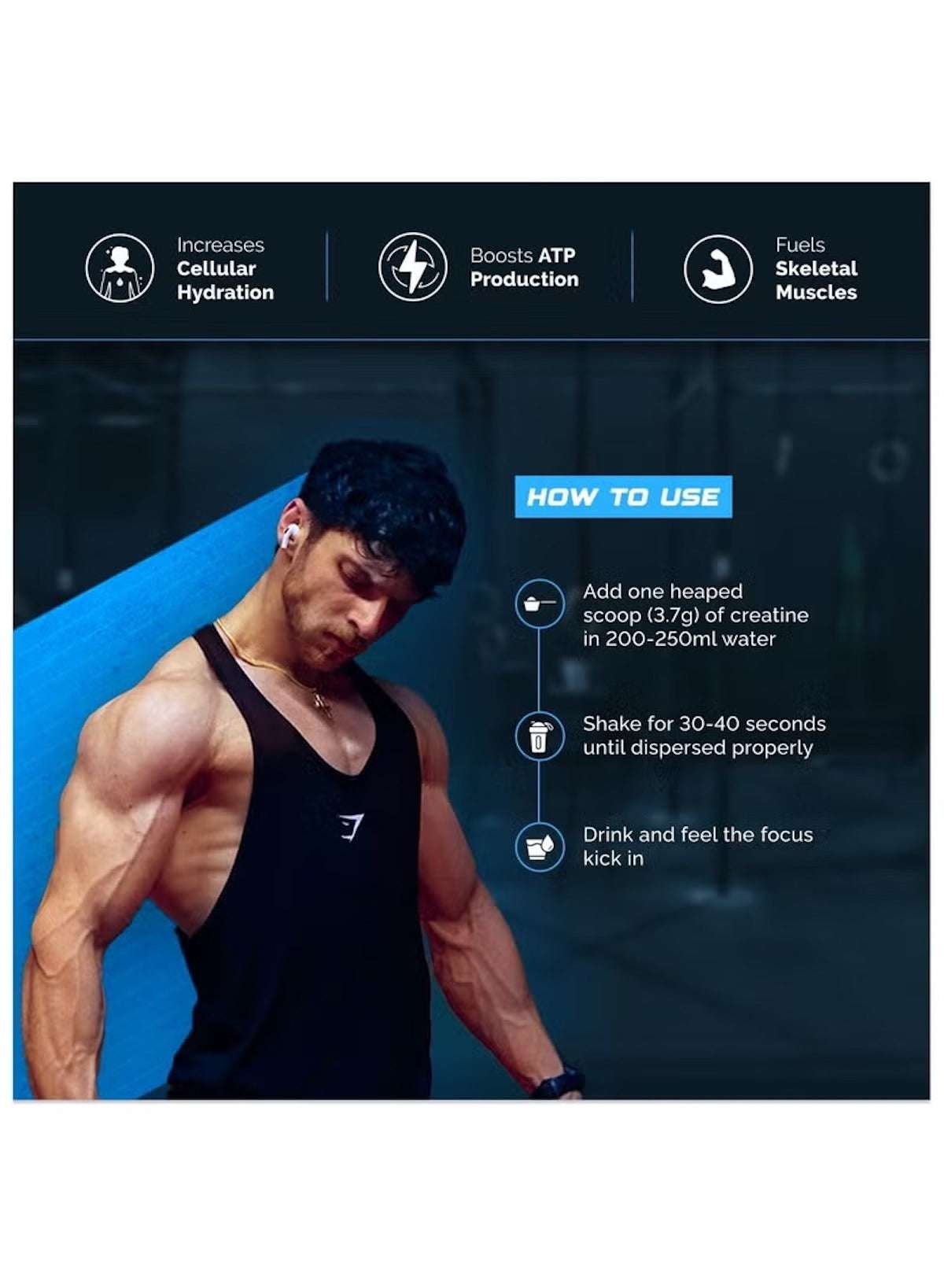 Wellcore Creatine Monohydrate – Fruit Fusion (307g) | Muscle Strength, Endurance & Recovery Supplement | Guava, Green Apple & Pineapple Flavor Wellcore Creatine Monohydrate – Fruit Fusion (307g) | Muscle Strength, Endurance & Recovery Supplement | Guava, Green Apple & Pineapple Flavor