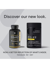 Sports Research K2 + D3 – 5000 IU Vitamin D3 & 100 mcg K2 MK-7 | Bone, Heart & Immune Health Support | 60 Veggie Softgels Sports Research K2 + D3 – 5000 IU Vitamin D3 & 100 mcg K2 MK-7 | Bone, Heart & Immune Health Support | 60 Veggie Softgels