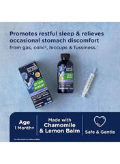 Baby Gripe Water Night Time 4 Fl Oz | Soothes Gas, Colic & Stomach Discomfort | Promotes Peaceful Sleep | Herbal Chamomile & Fennel Formula Baby Gripe Water Night Time 4 Fl Oz | Soothes Gas, Colic & Stomach Discomfort | Promotes Peaceful Sleep | Herbal Chamomile & Fennel Formula