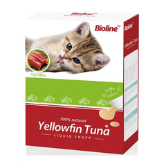 Bioline Cat Treats 15g x 24 ( Flavors – Bonito, Chicken, Yellowfin Tuna, Yellowfin Tuna & Scallop) Bioline Cat Treats 15g x 24 ( Flavors – Bonito, Chicken, Yellowfin Tuna, Yellowfin Tuna & Scallop)