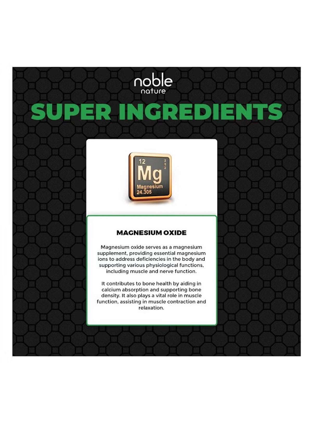 Magnesium 500 mg per Serving – Supports Bone and Muscle Health – 120 Tablets Magnesium 500 mg per Serving – Supports Bone and Muscle Health – 120 Tablets