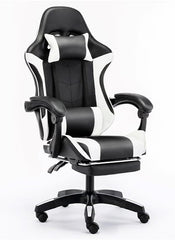 Huitich black and blue office gaming chair with ergonomic design and padded armrests Huitich black and blue office gaming chair with ergonomic design and padded armrests