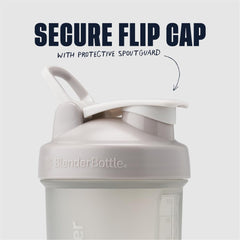 BlenderBottle shaker bottle with pill organizer showcasing secure flip cap and protective spoutguard BlenderBottle shaker bottle with pill organizer showcasing secure flip cap and protective spoutguard
