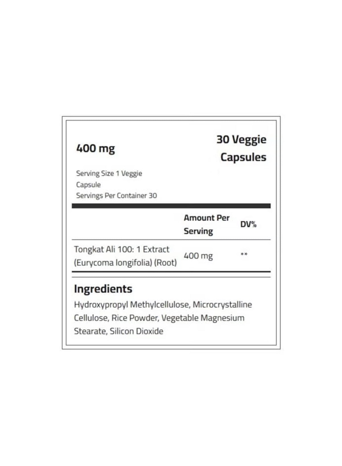 Body Builder Tongkat Ali testosterone booster herbal supplement in 30 veggie capsules for enhanced vitality Body Builder Tongkat Ali testosterone booster herbal supplement in 30 veggie capsules for enhanced vitality