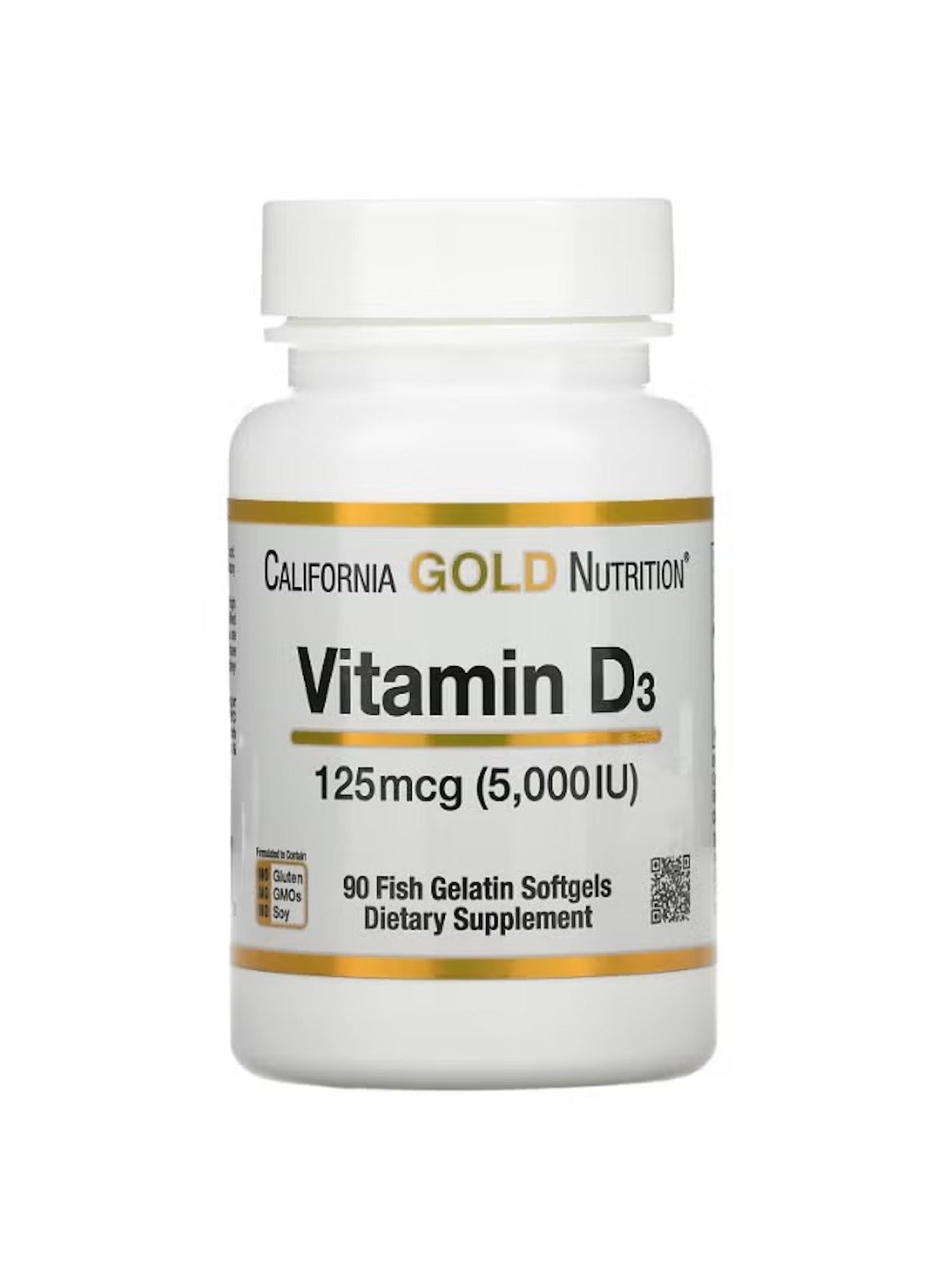 California Gold Nutrition Vitamin D3 5000 IU supplement UAE in a bottle of 90 fish gelatin softgels California Gold Nutrition Vitamin D3 5000 IU supplement UAE in a bottle of 90 fish gelatin softgels