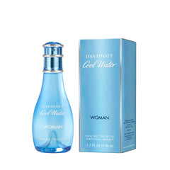 Davidoff Cool Water perfume for women Eau de Toilette natural spray 1.7 fl oz bottle and box Davidoff Cool Water perfume for women Eau de Toilette natural spray 1.7 fl oz bottle and box