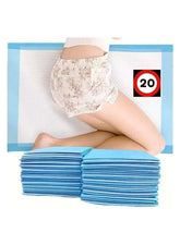 Pack of 20 disposable underpads XL 60x90 cm for effective protection and comfort on beds