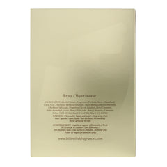 Gold box packaging for Eilish Eau de Parfum for women by Billie Eilish Store with spray instructions Gold box packaging for Eilish Eau de Parfum for women by Billie Eilish Store with spray instructions