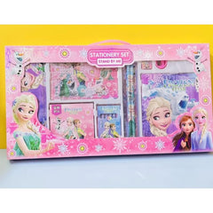 Huitich Frozen themed stationery set for kids featuring characters from Frozen Fever with pencils and notebooks Huitich Frozen themed stationery set for kids featuring characters from Frozen Fever with pencils and notebooks