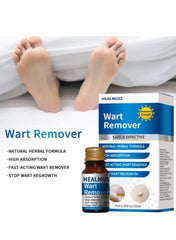 HEALMUSZ wart remover serum in bottle with packaging, designed for effective wart treatment and prevention HEALMUSZ wart remover serum in bottle with packaging, designed for effective wart treatment and prevention