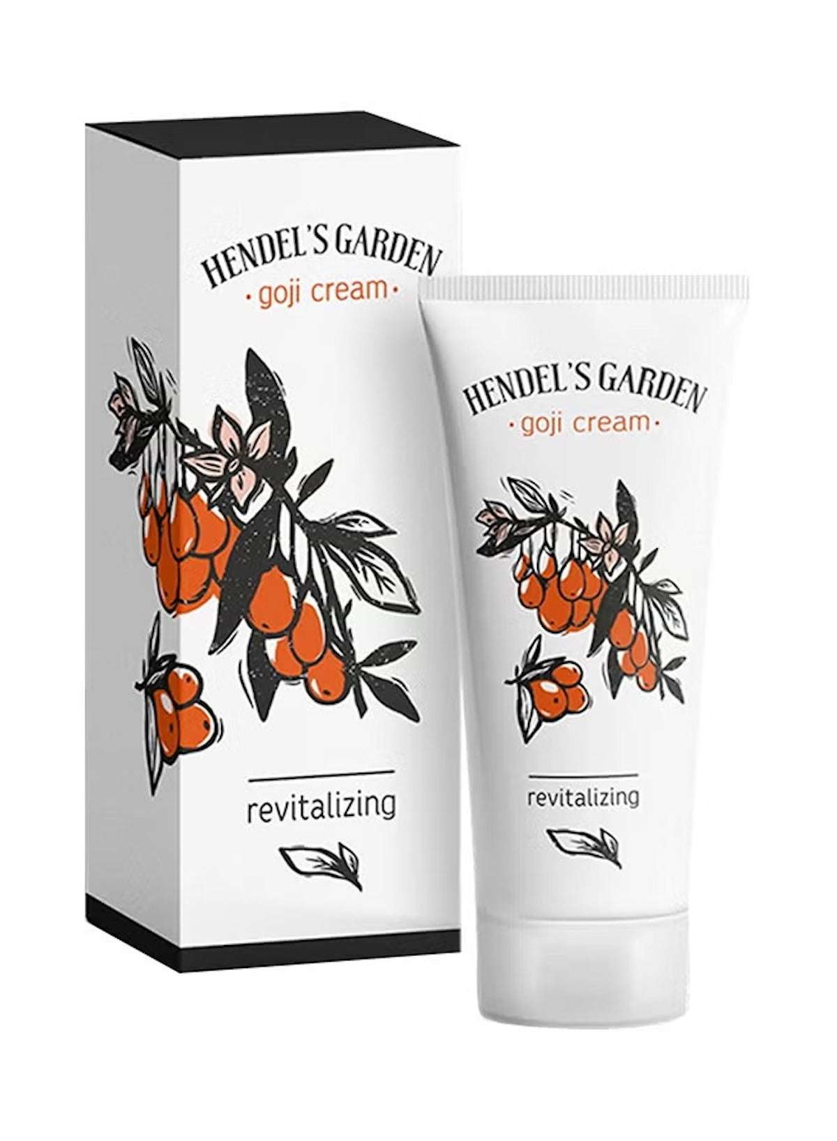 Hendel's Garden Goji Anti Aging Cream in a tube with a revitalizing formula for youthful skin Hendel's Garden Goji Anti Aging Cream in a tube with a revitalizing formula for youthful skin